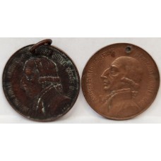 AUSTRALIA . 150th ANNIVERSARY and GOVENOR ARTHUR . TWO 2 TOKENS